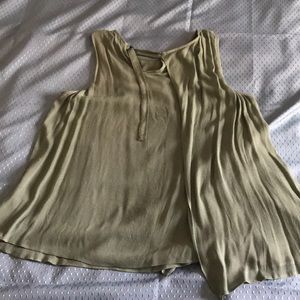 Shirt with split detail